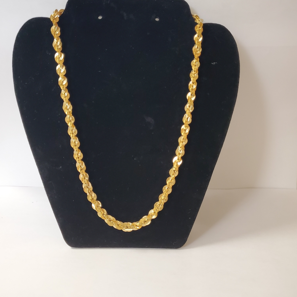Bronze Milor Italy Gold Tone Unique Design Necklace Lobster Claw Classic.